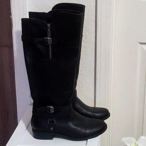 Guess Black Boots Knee Hi